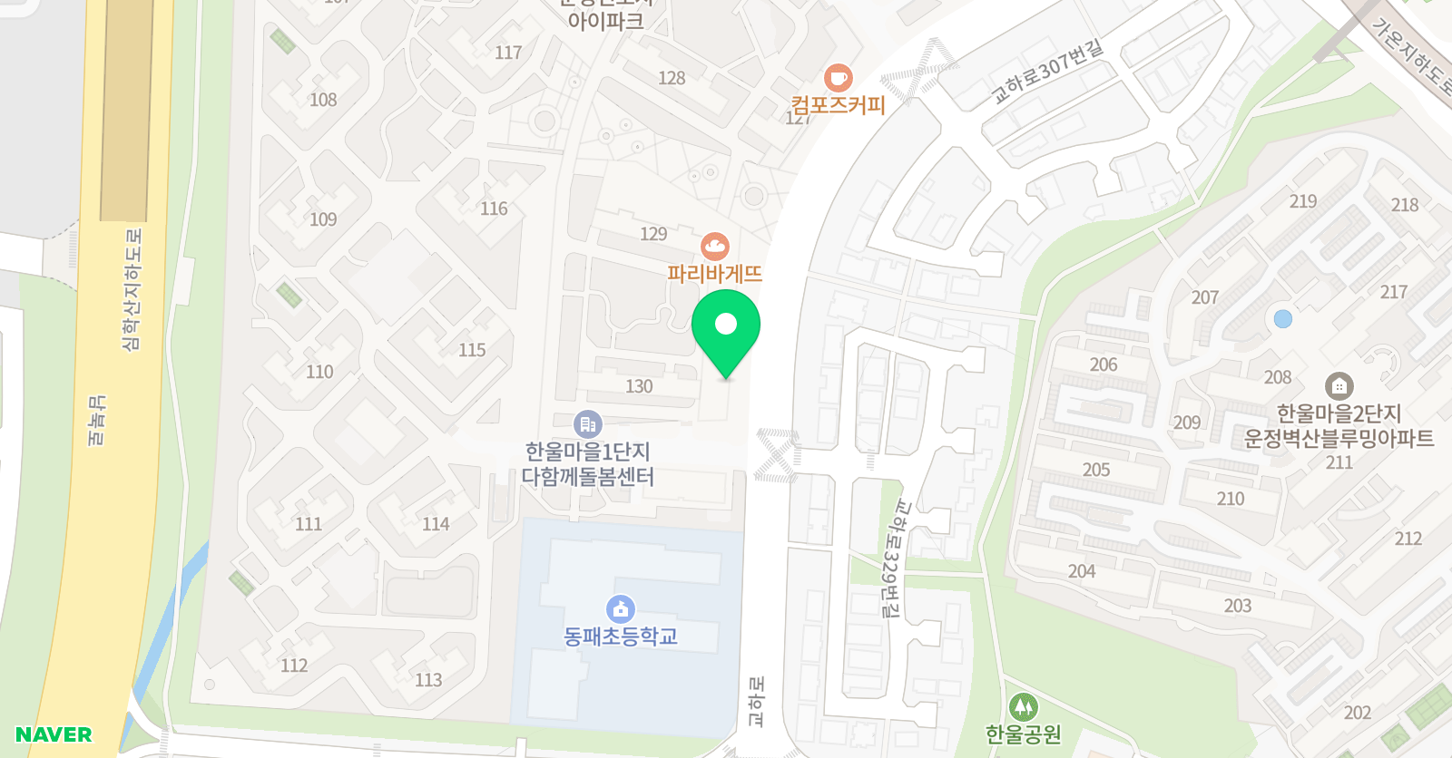 몬스터매스 운정아이파크분원 위치