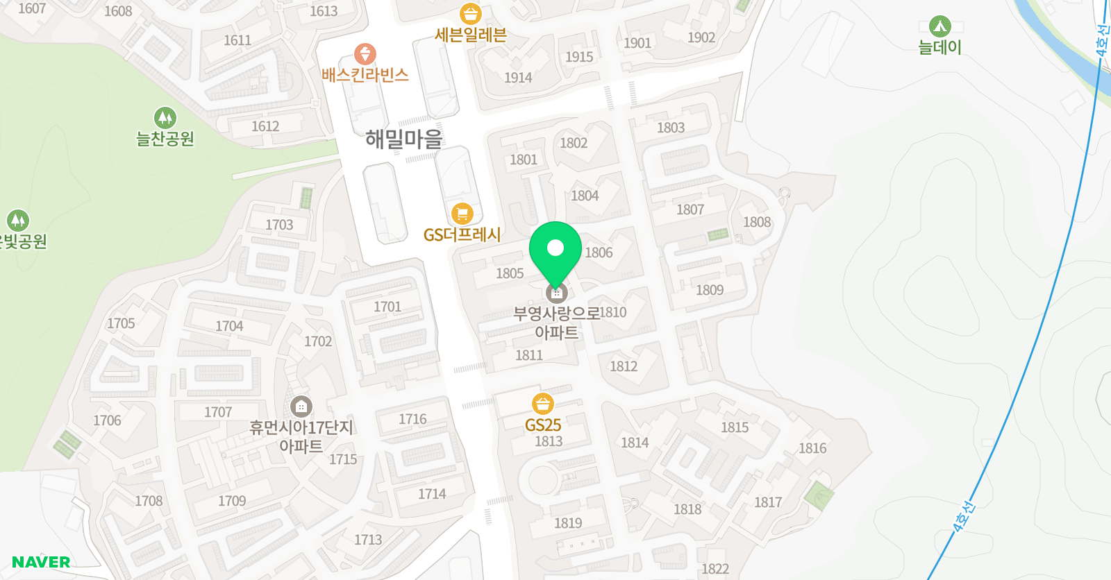 한수학 위치