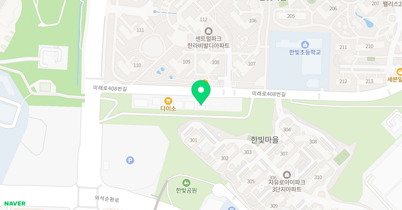 리드인 한빛초점 위치