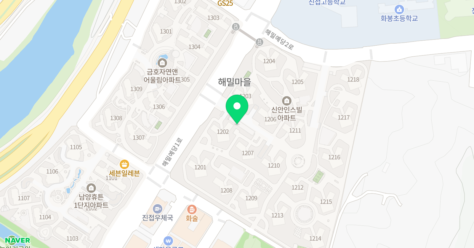 이화숲 음악학원 위치