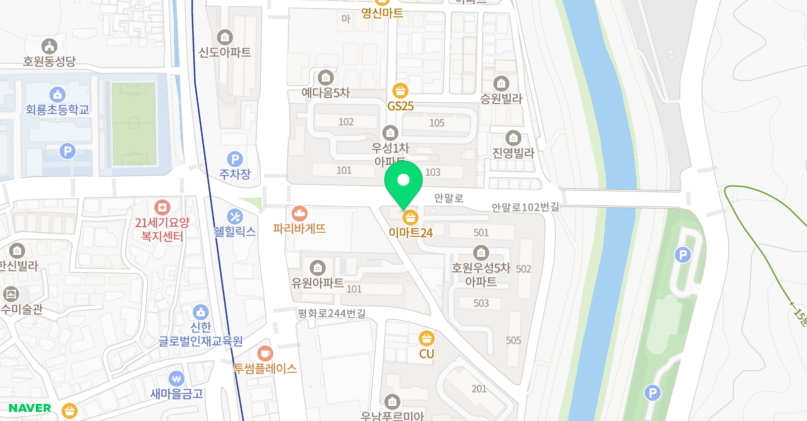 호원해법 수학교습소 위치