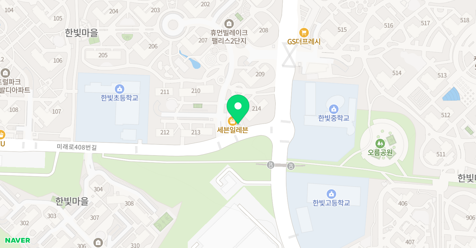 에스매쓰 학원 위치