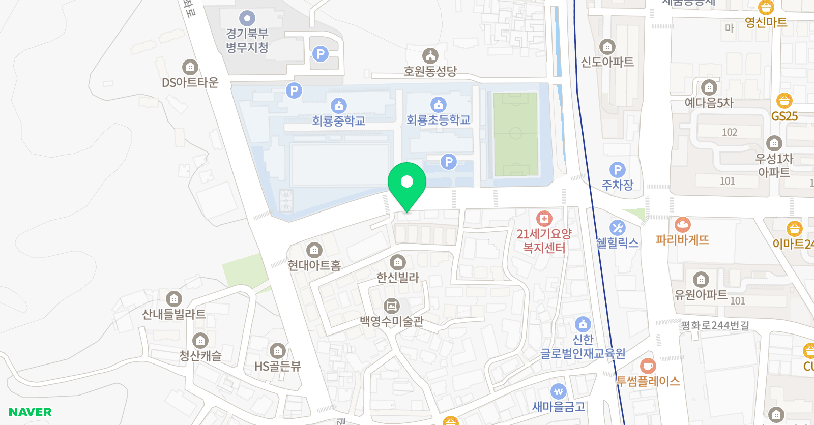 현쌤 음악학원 위치