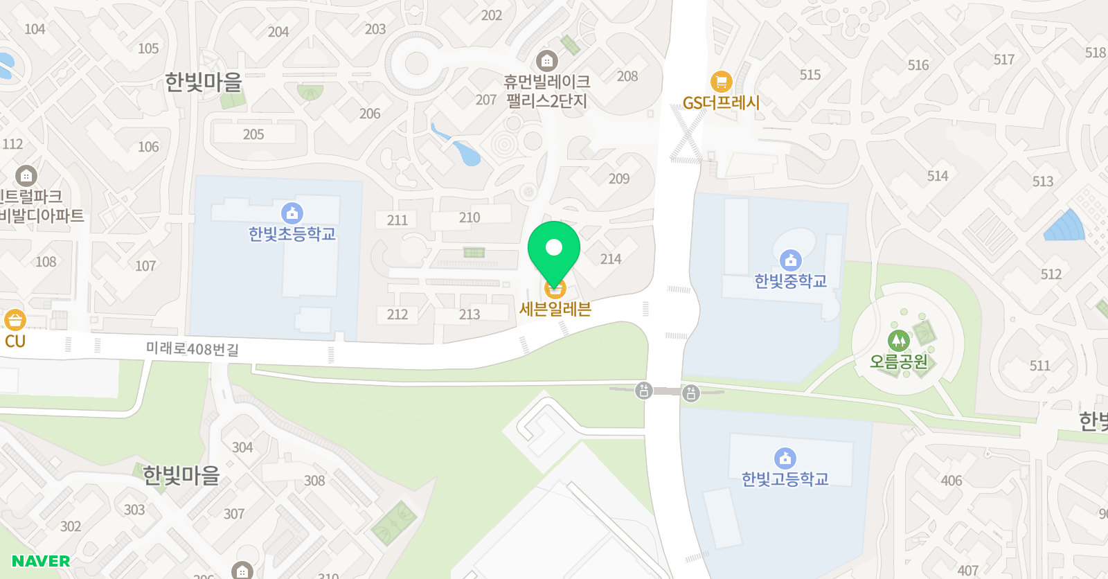 빨간펜 수학의달인 운정 에스매쓰 학원 위치
