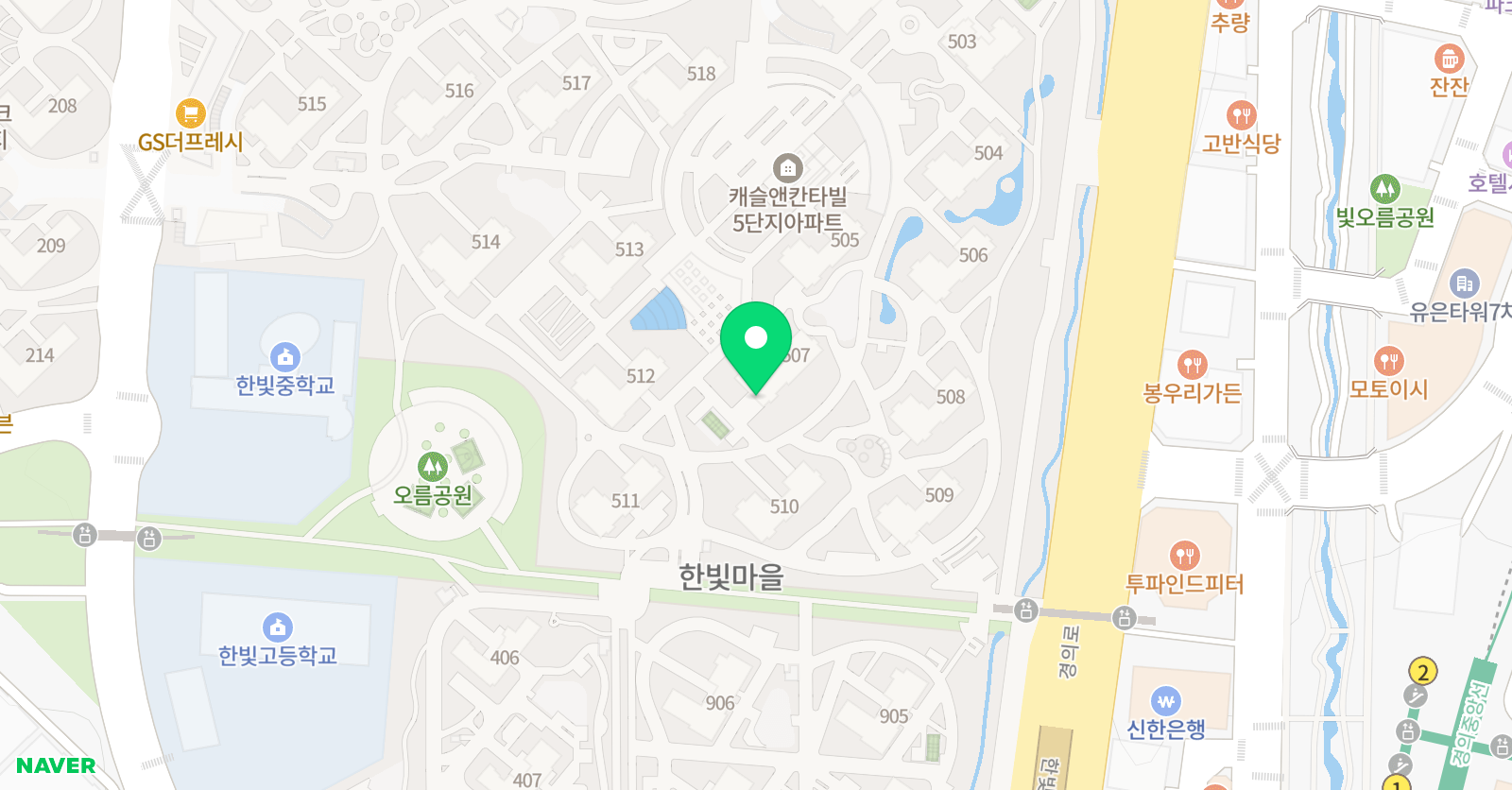 플레이팩토한빛 생각나무 위치