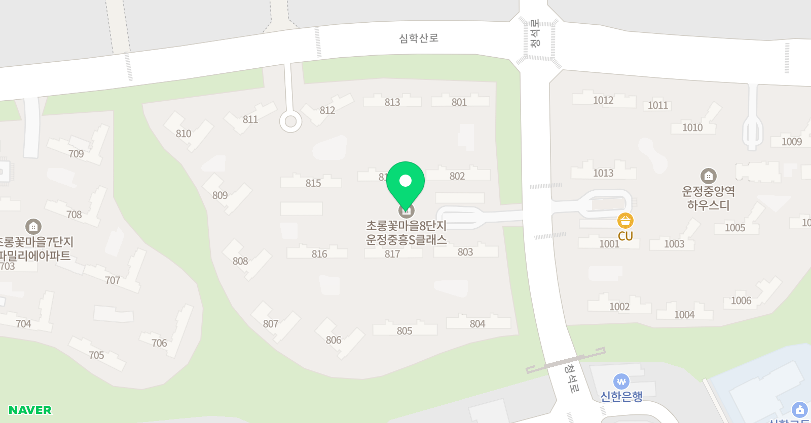 아소비 파주초롱꽃8 단지점 위치