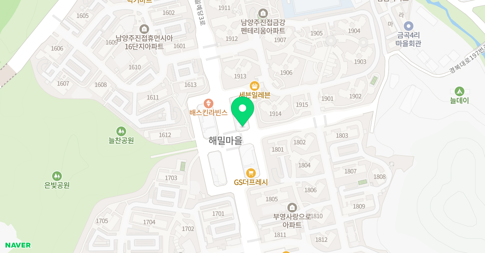 잉글리시아이 셀파우등생교실 진접학원 위치