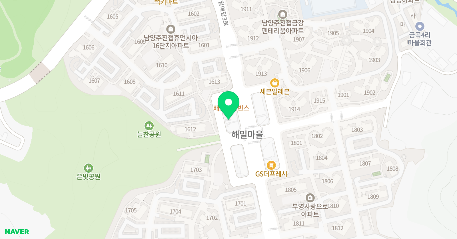 수와식영재 학원 위치