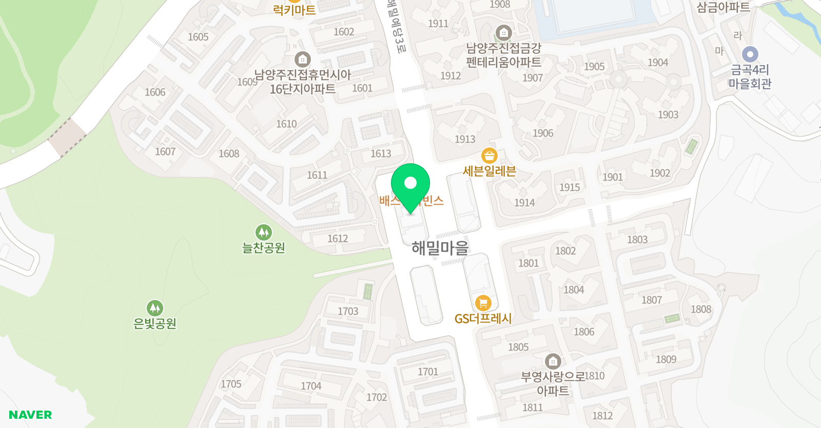 진접 영재들의 미술상자 위치