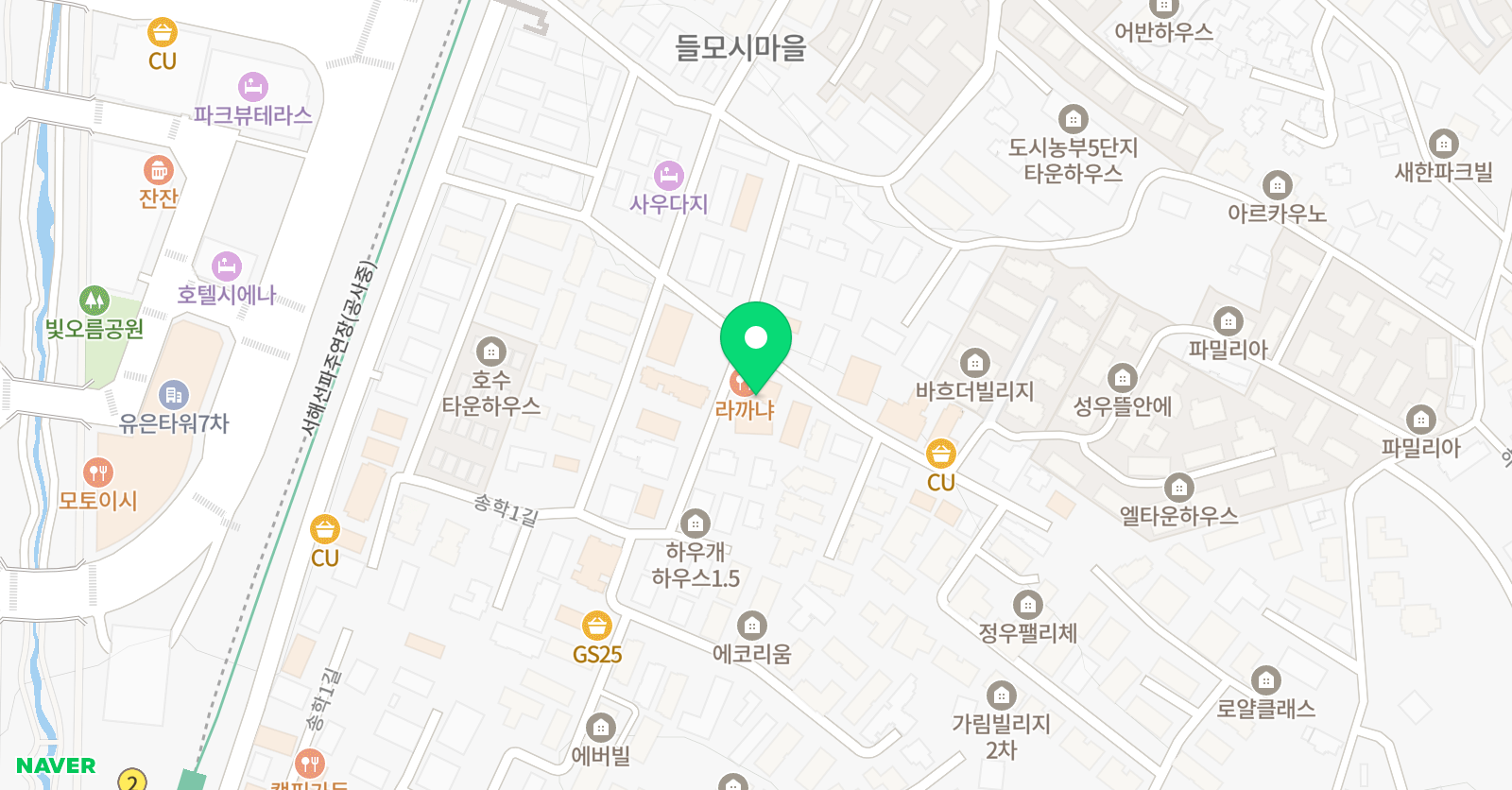 에릭칼아트잉글리쉬 야당스튜디오 위치