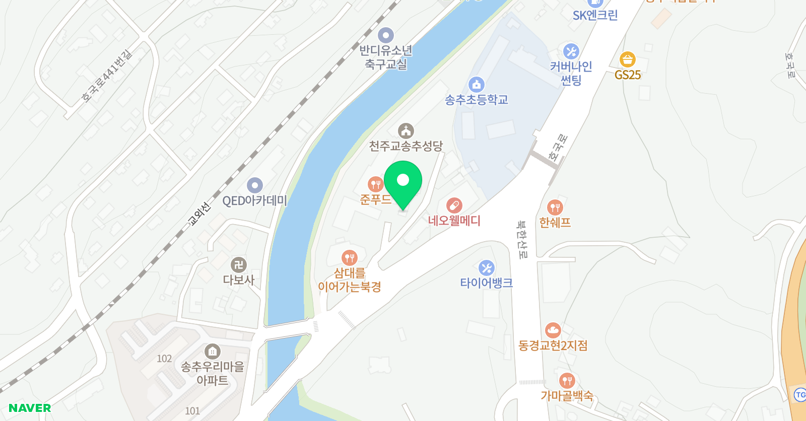 나무 피아노학원 위치