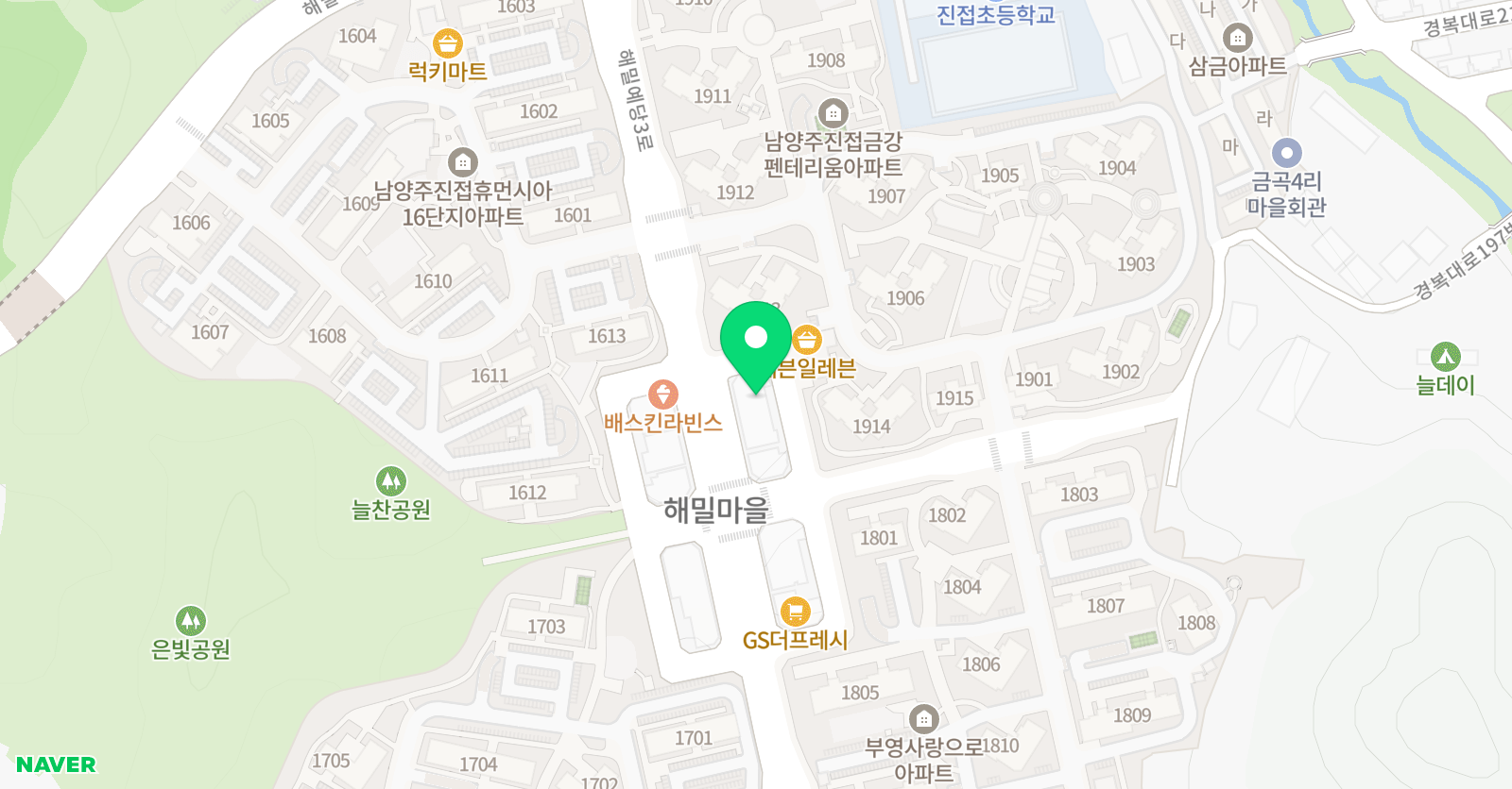 홍익 미술학원 위치