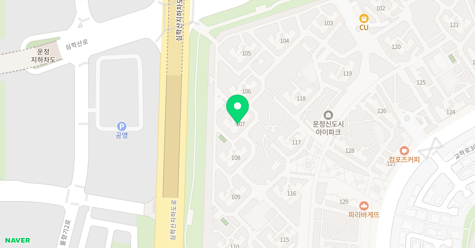뮤엠영어 동패아이파크1호NEST 위치