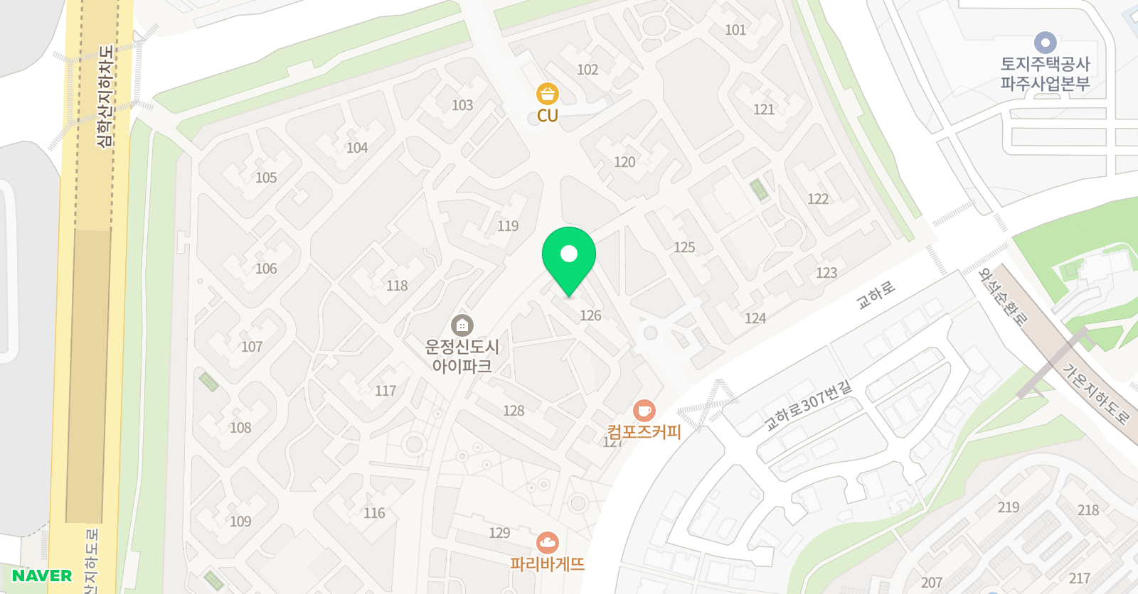 뮤엠 영어 동패아이파크2호NEST 위치
