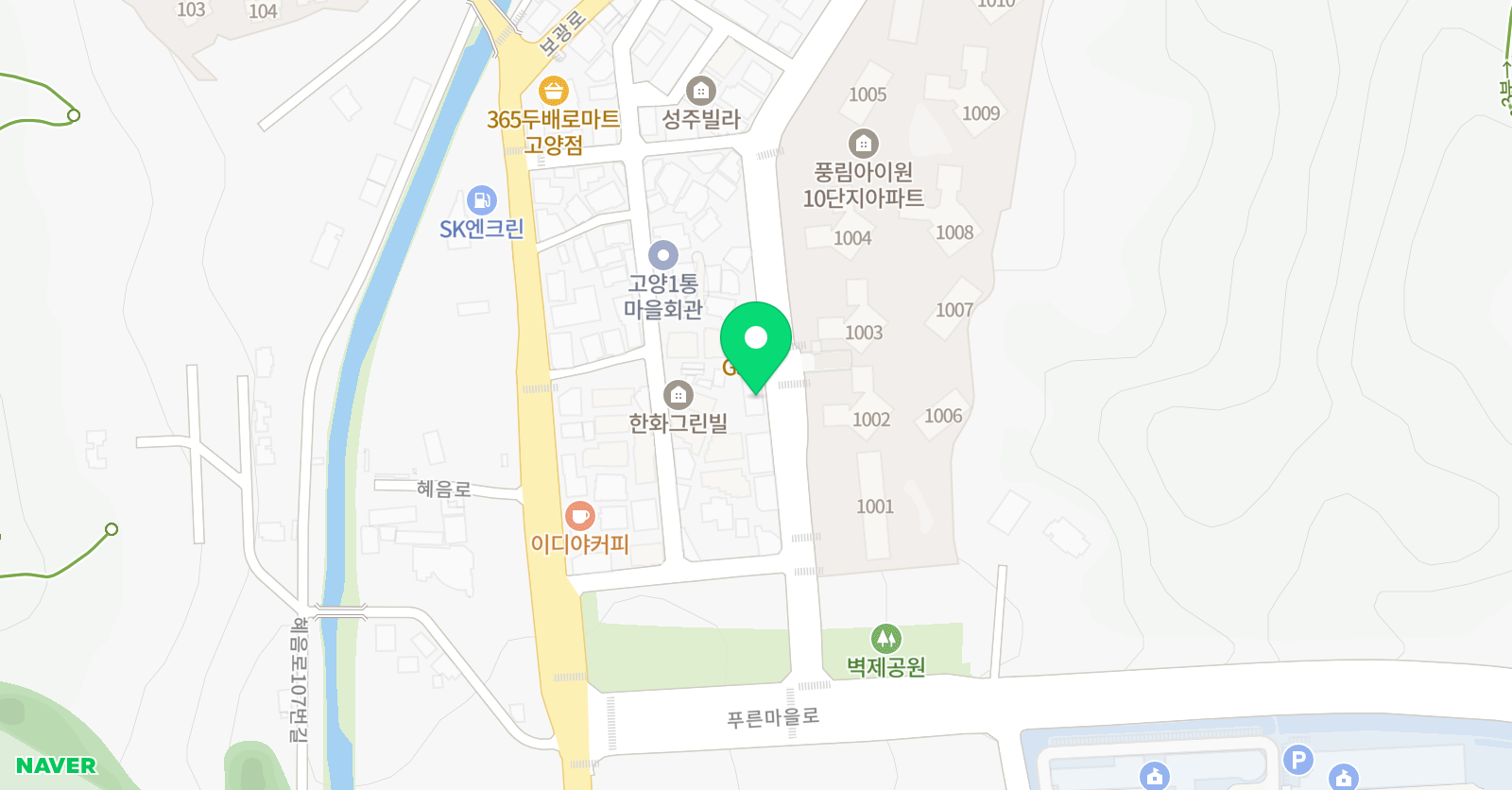 아일리 영어학원 위치