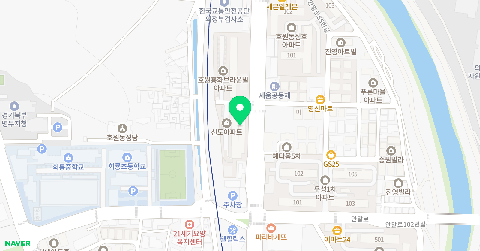 더샵 피아노음악학원 위치