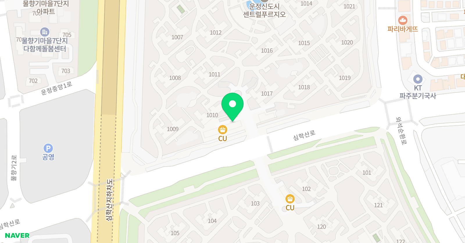 행복한 나라찬 태권도장 위치