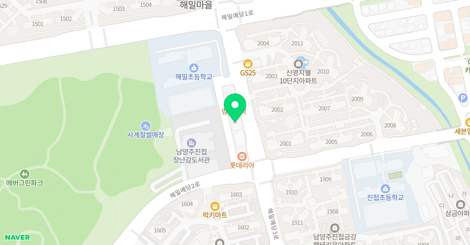 미래 수학학원 위치