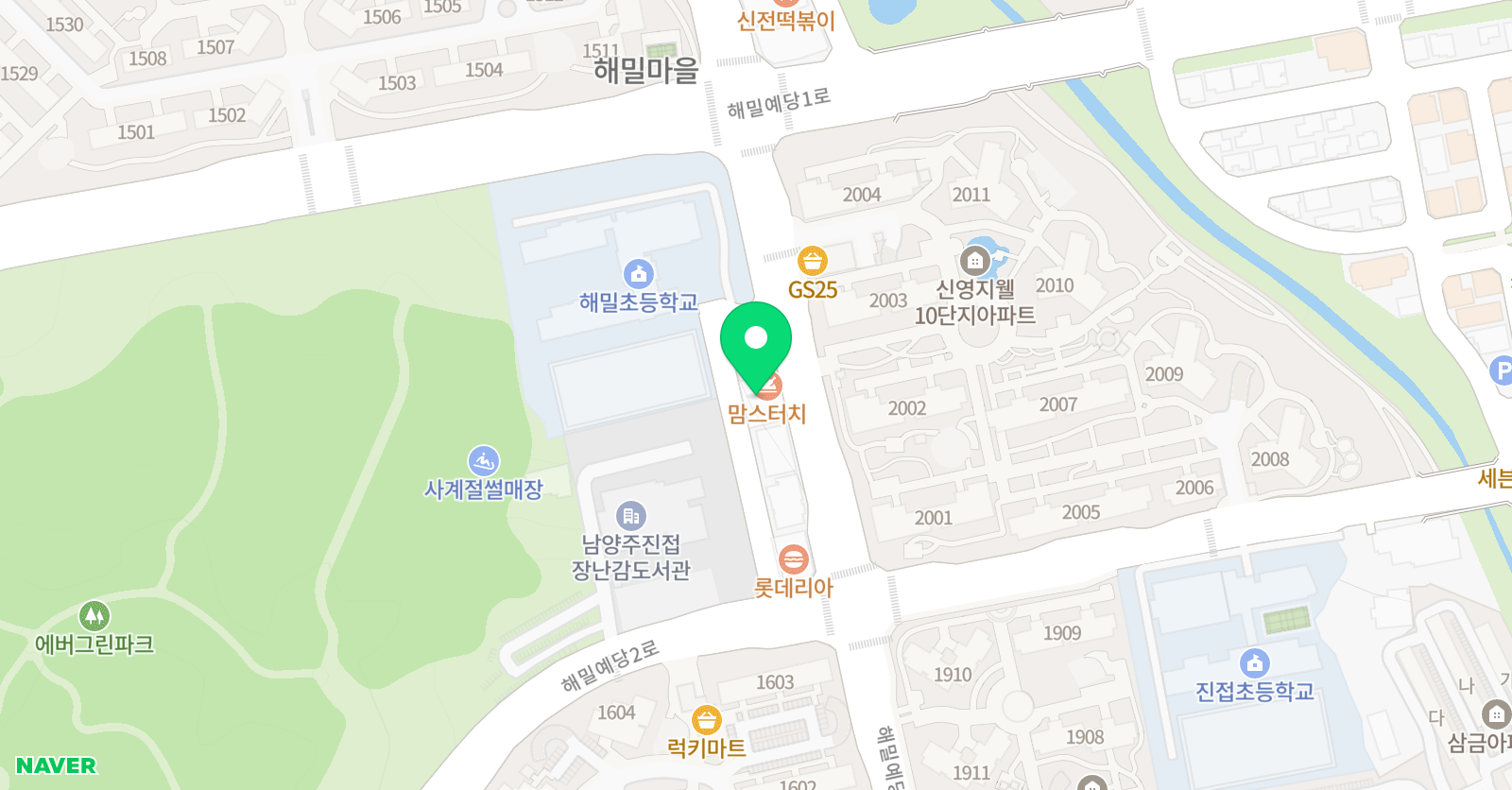 삼성 영어 해밀초교실 위치