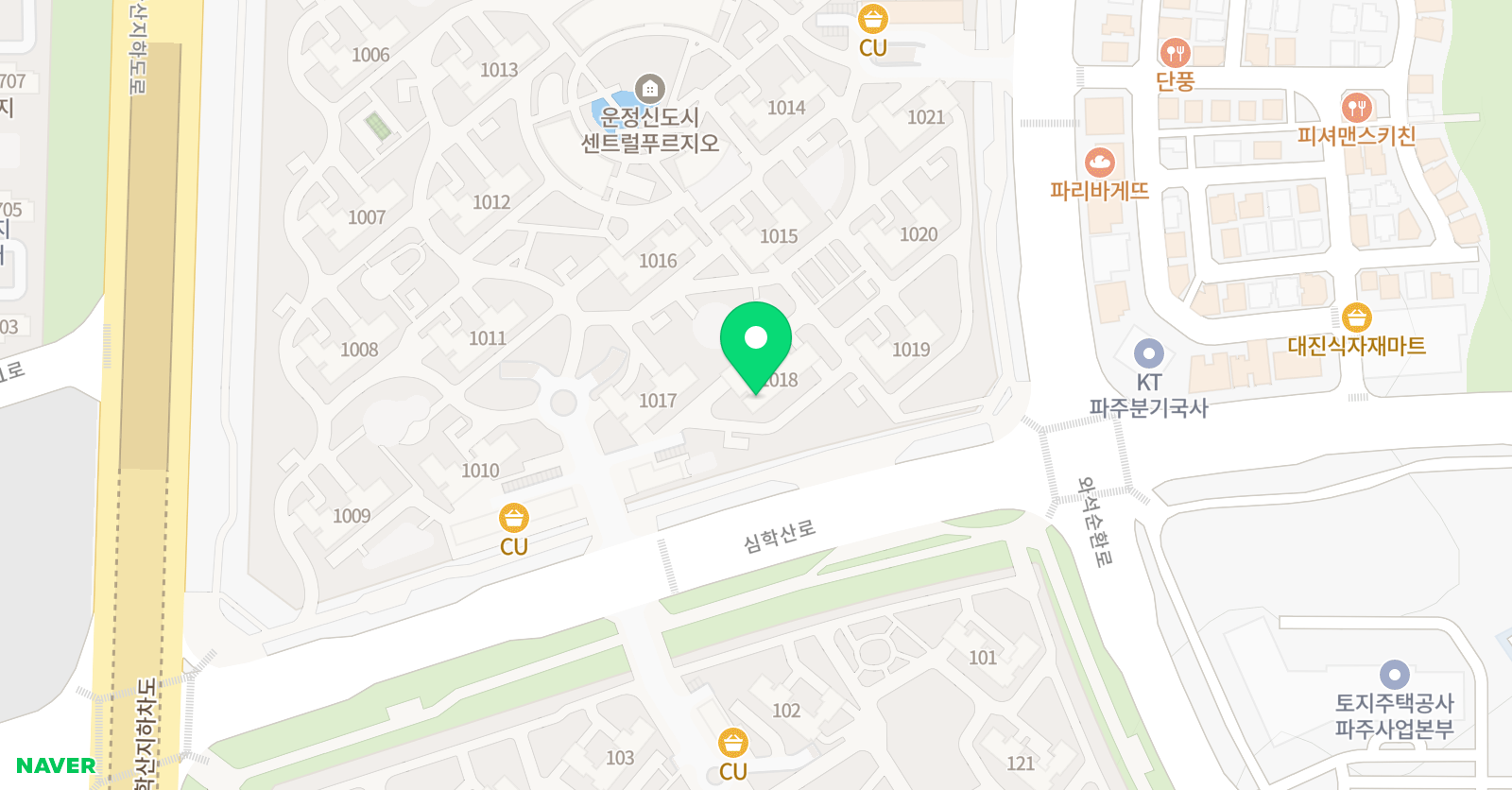 기탄사고력교실 산내10단지점 위치