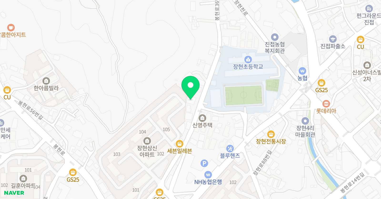 다온 태권도 위치