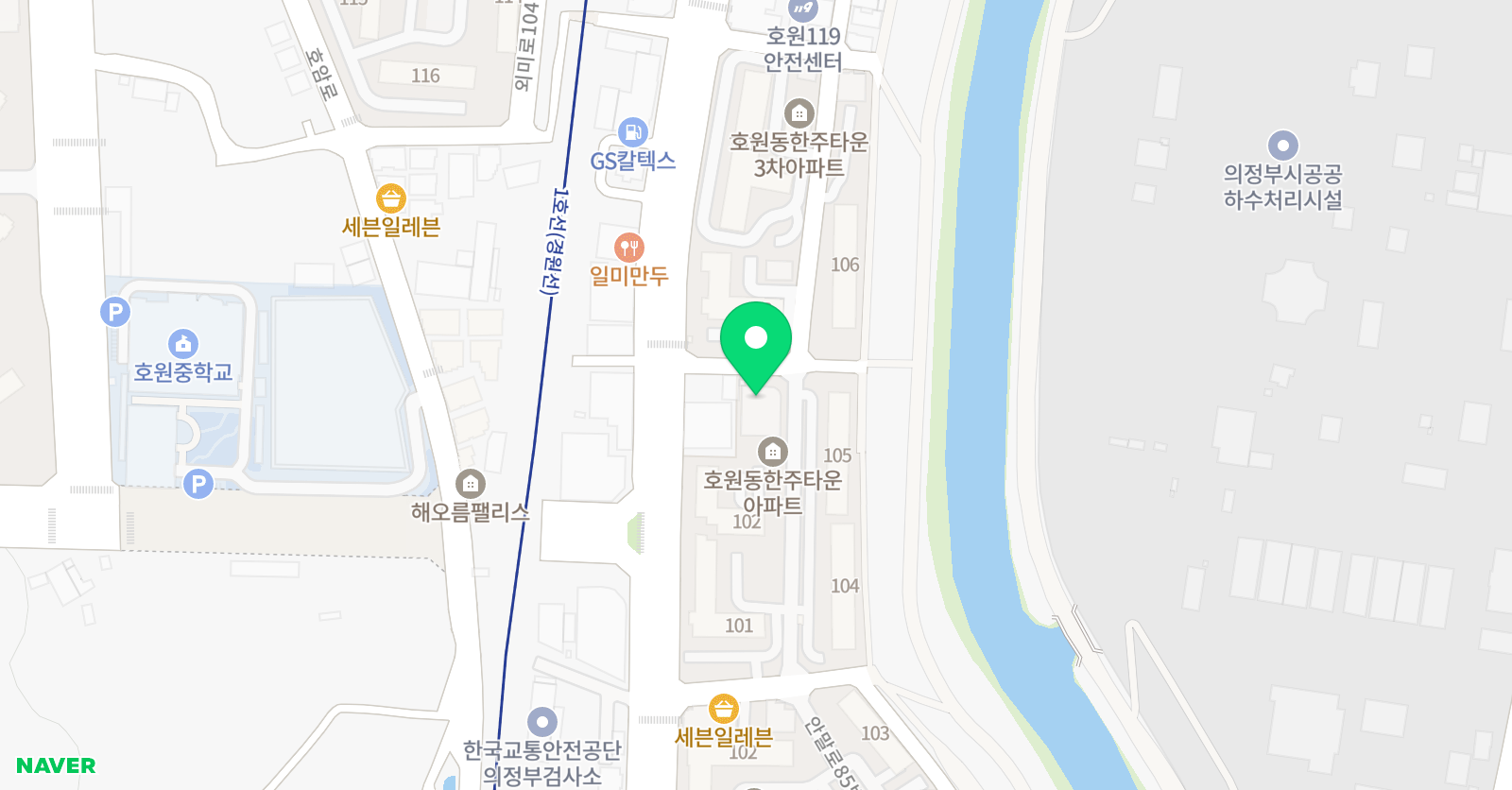 플라톤아카데미 논술교습소 회룡 위치
