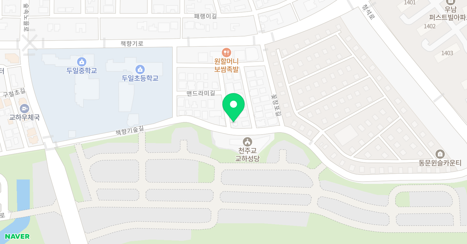 크리아트 파주두일원 위치