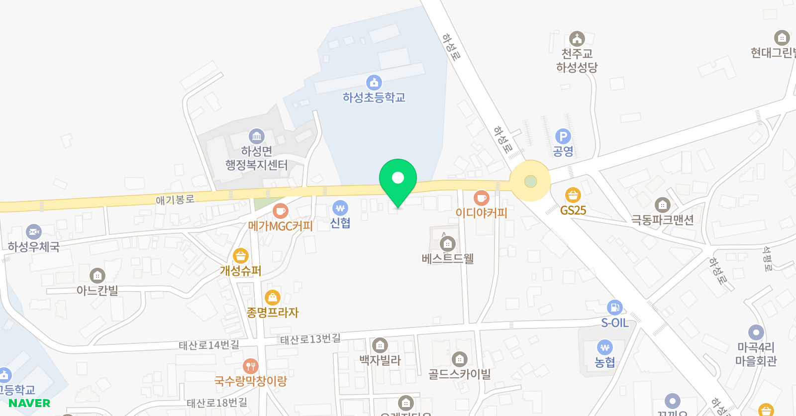 달리다꿈 학원 위치
