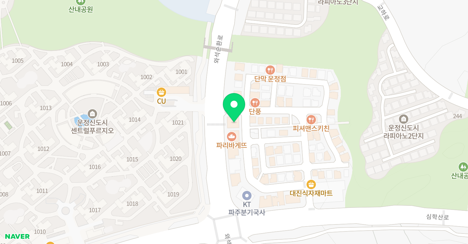 아마빌레 음악학원 위치