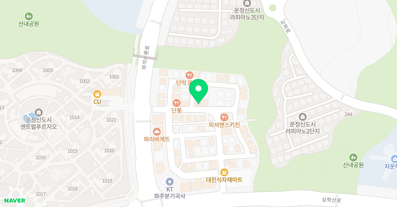 바라던 영어교습소 위치