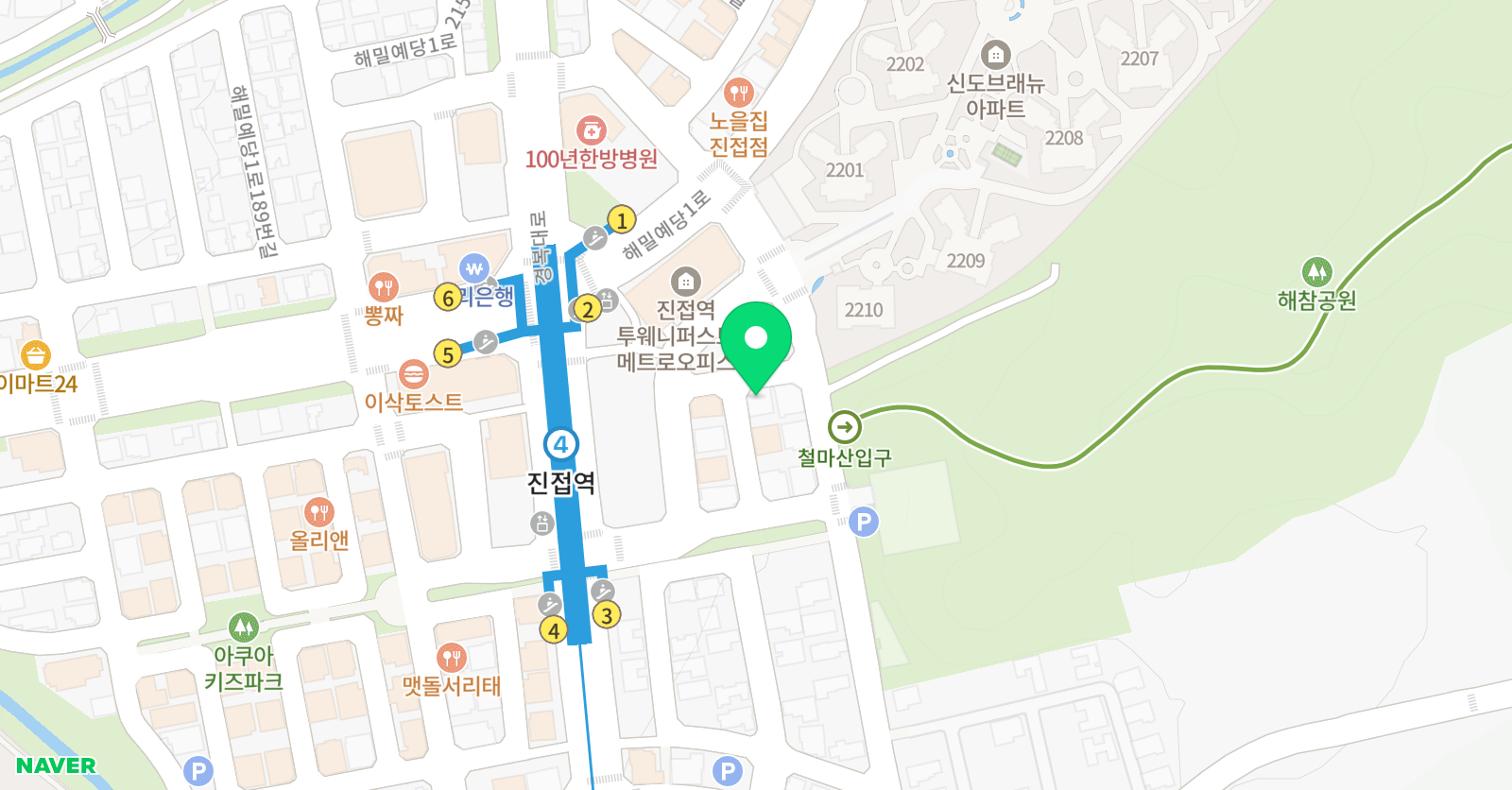 한우리 금곡 논술 교습소 위치