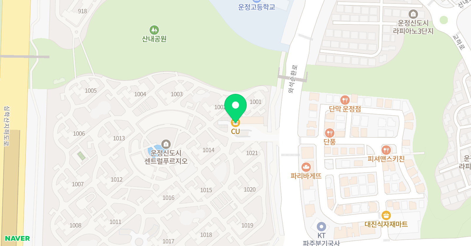 한쌤 수학교습소 위치