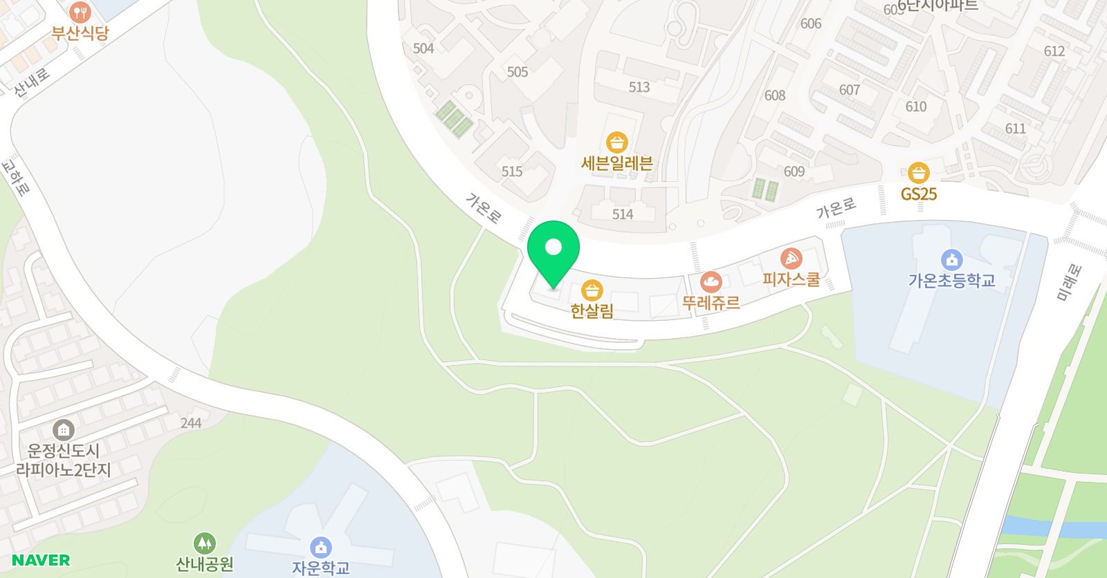 해법STUDY 학원 위치