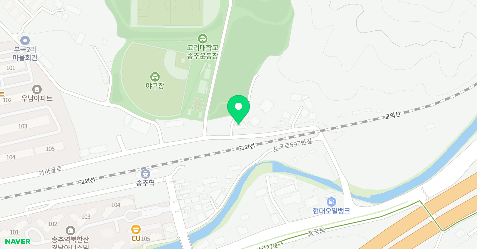 송추태권도장 위치