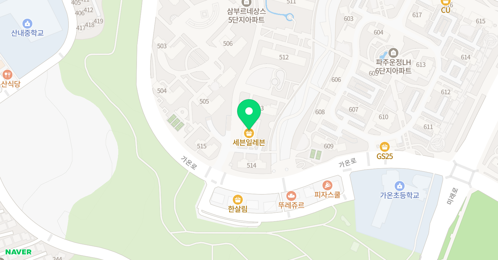 MTA 태권도 파주해솔점 위치