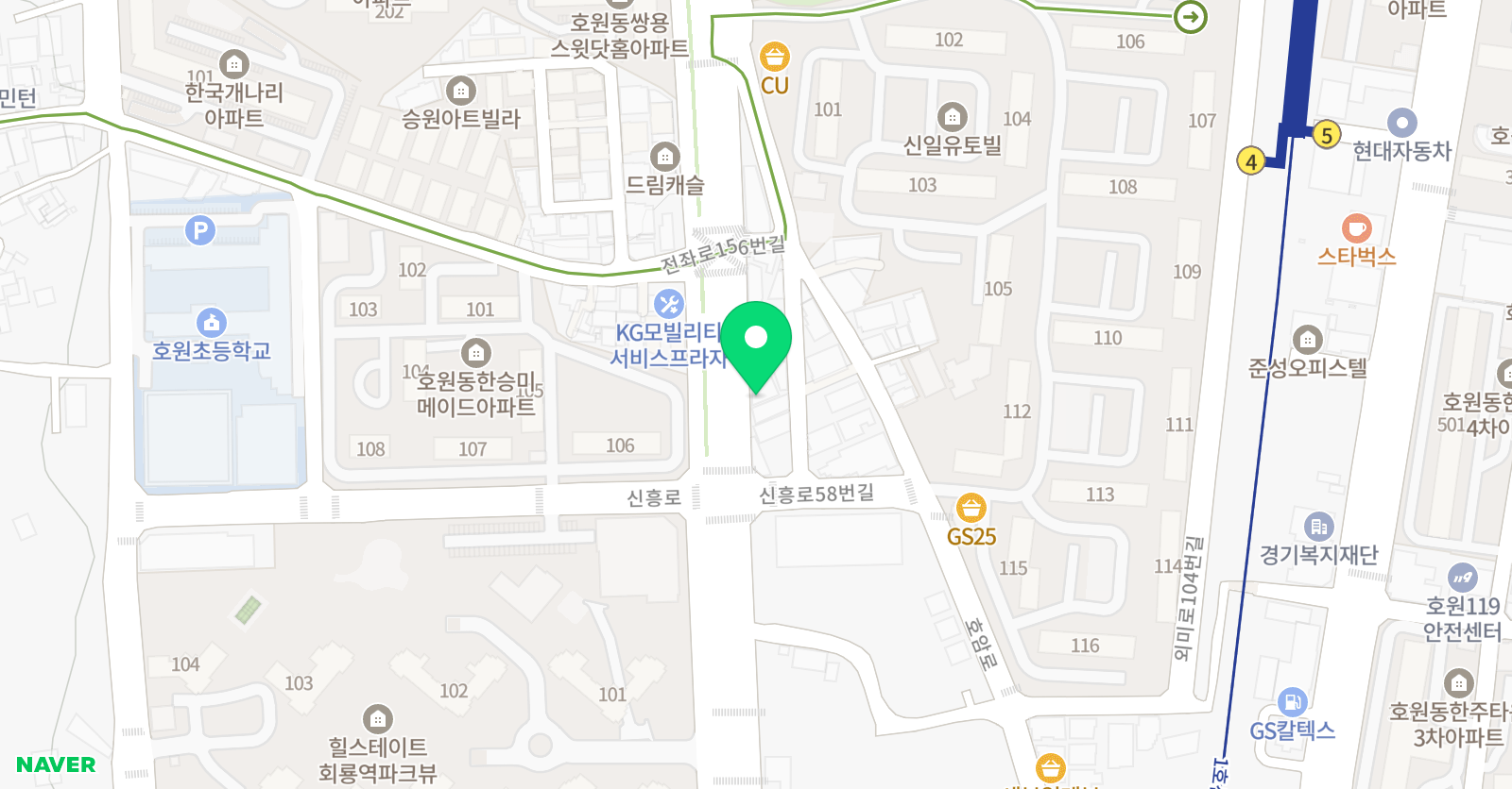 유맥 학원 위치