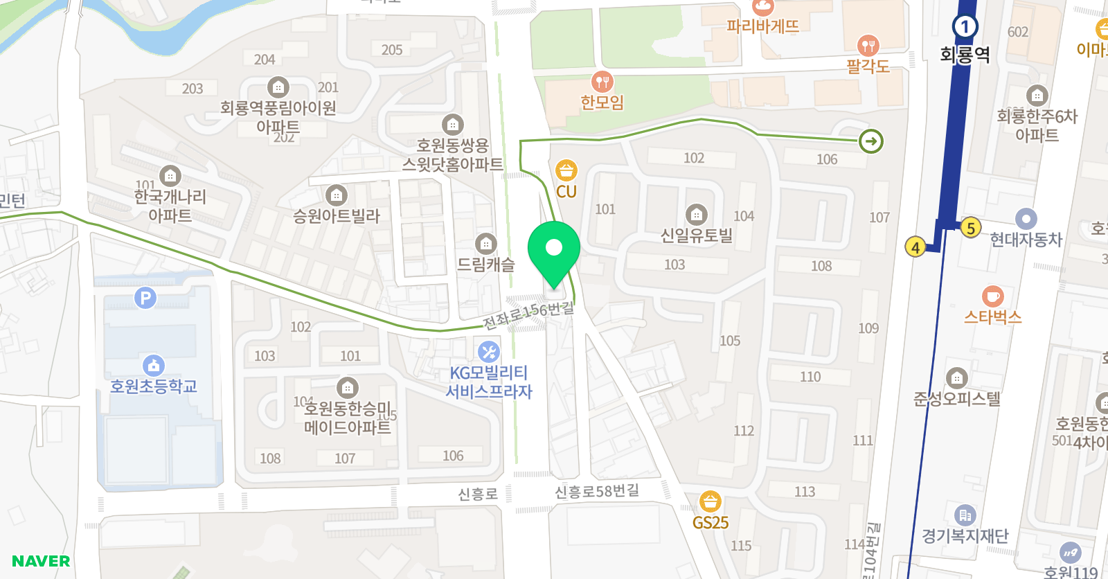 국가대표 탑 태권도 줄넘기 위치