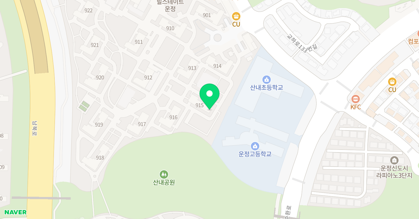 아소비 파주 산내9단지1점 위치