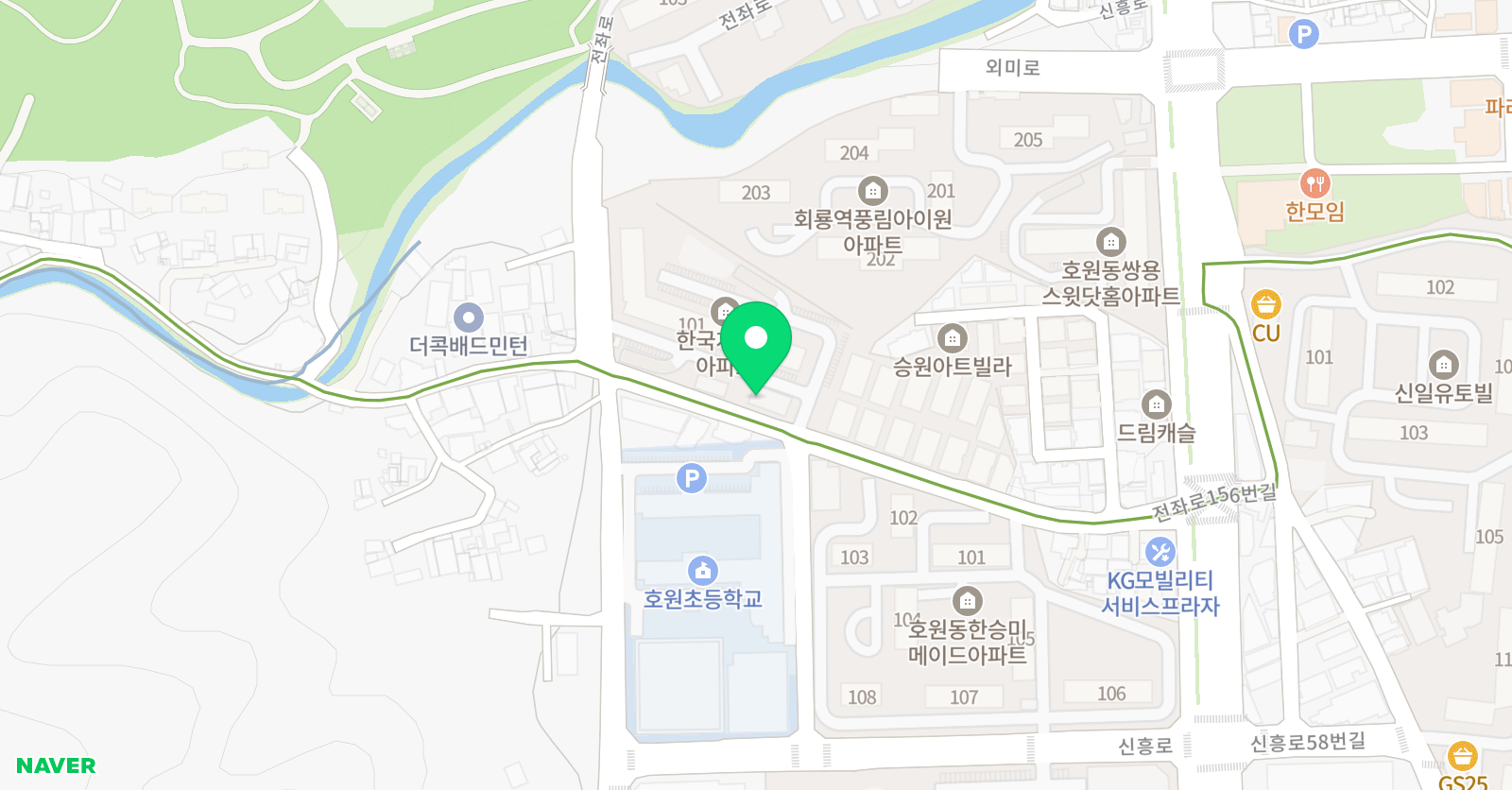 아빠가가르치는 인성 태권도 위치