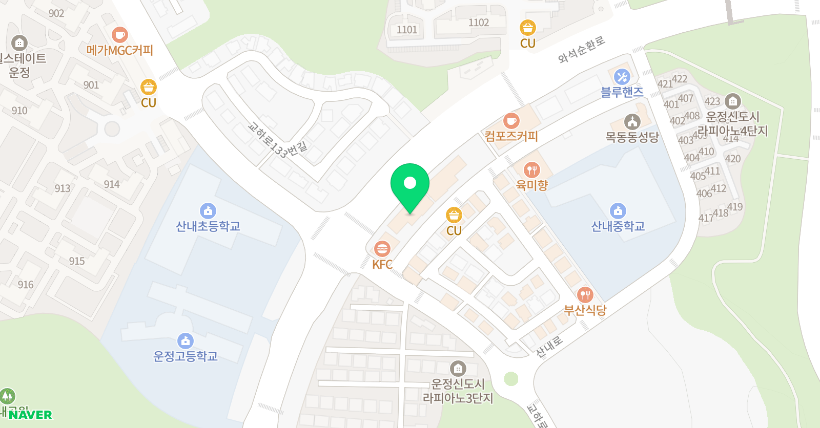 EST 학원 영어관 위치