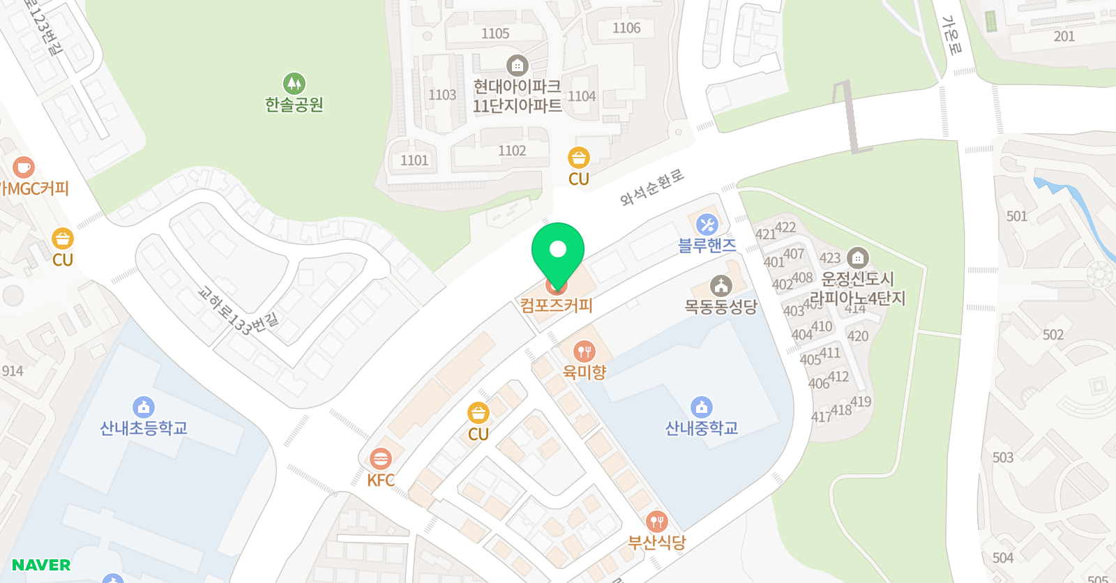 춤담 무용학원 파주본점 위치