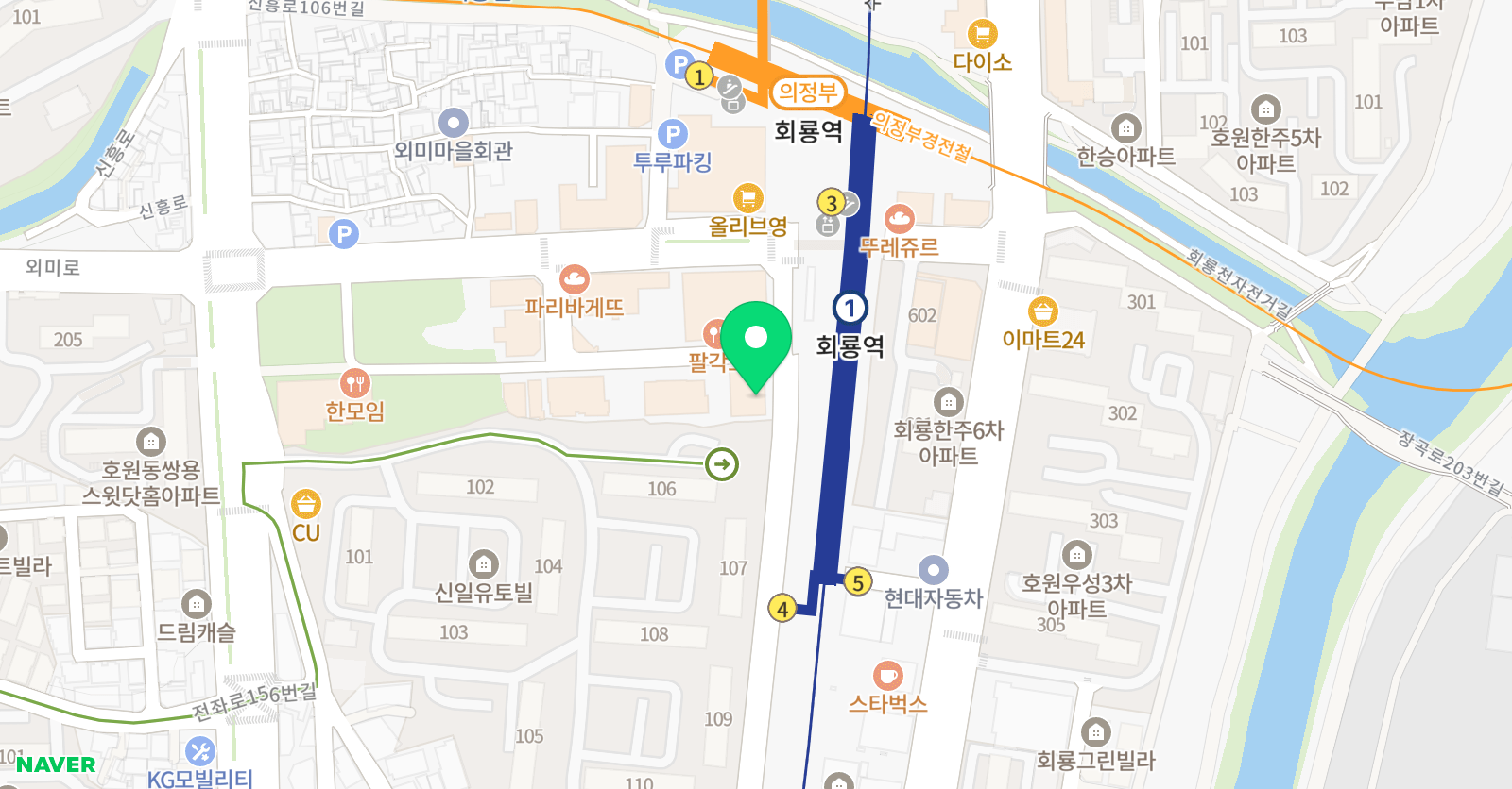 필댄스 학원 위치