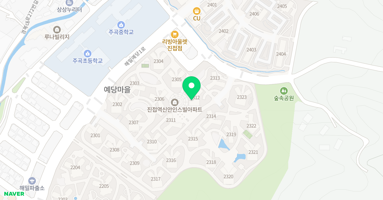 써니 영어학원 위치