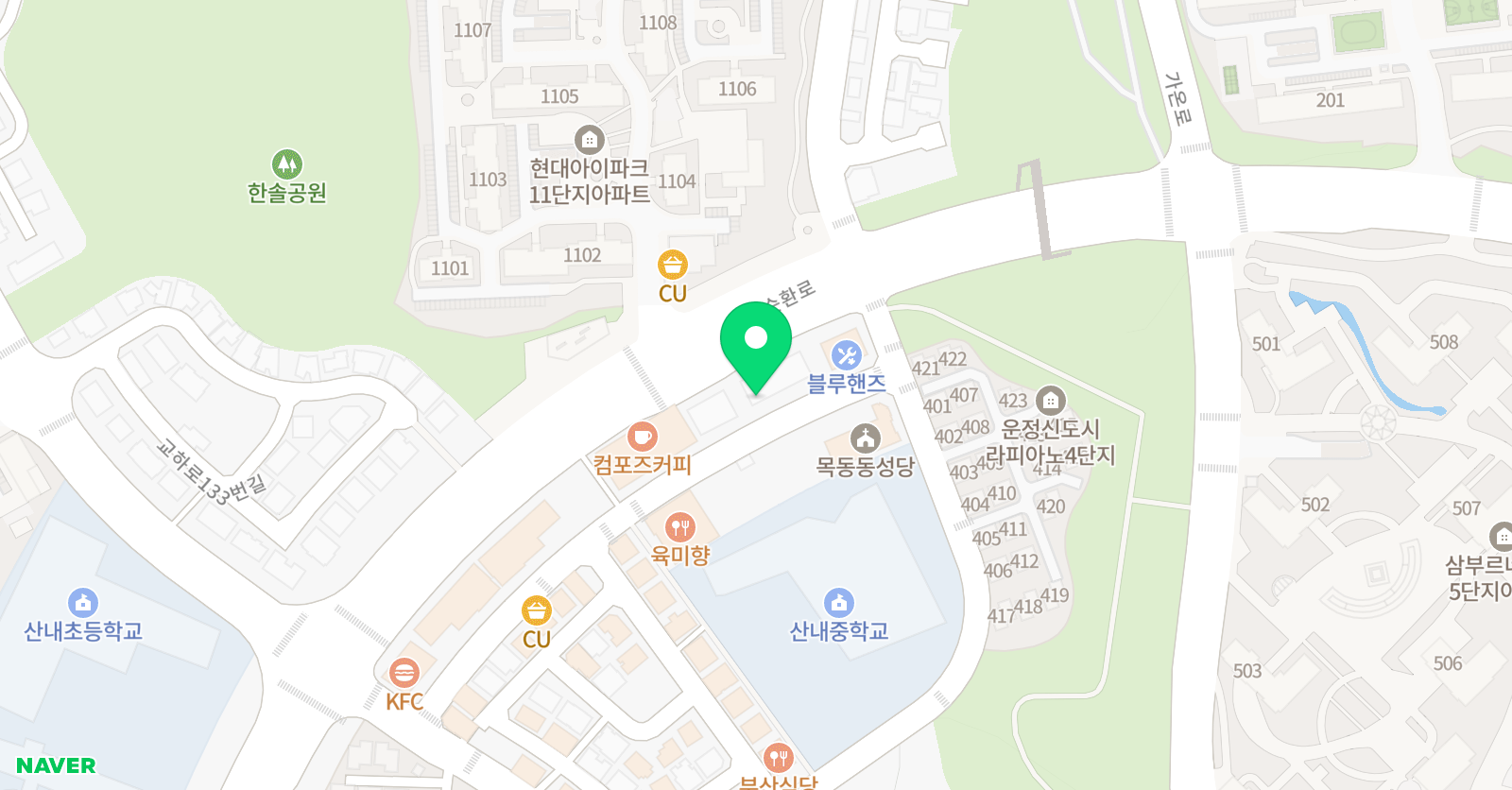 사랑가득 합기도 위치