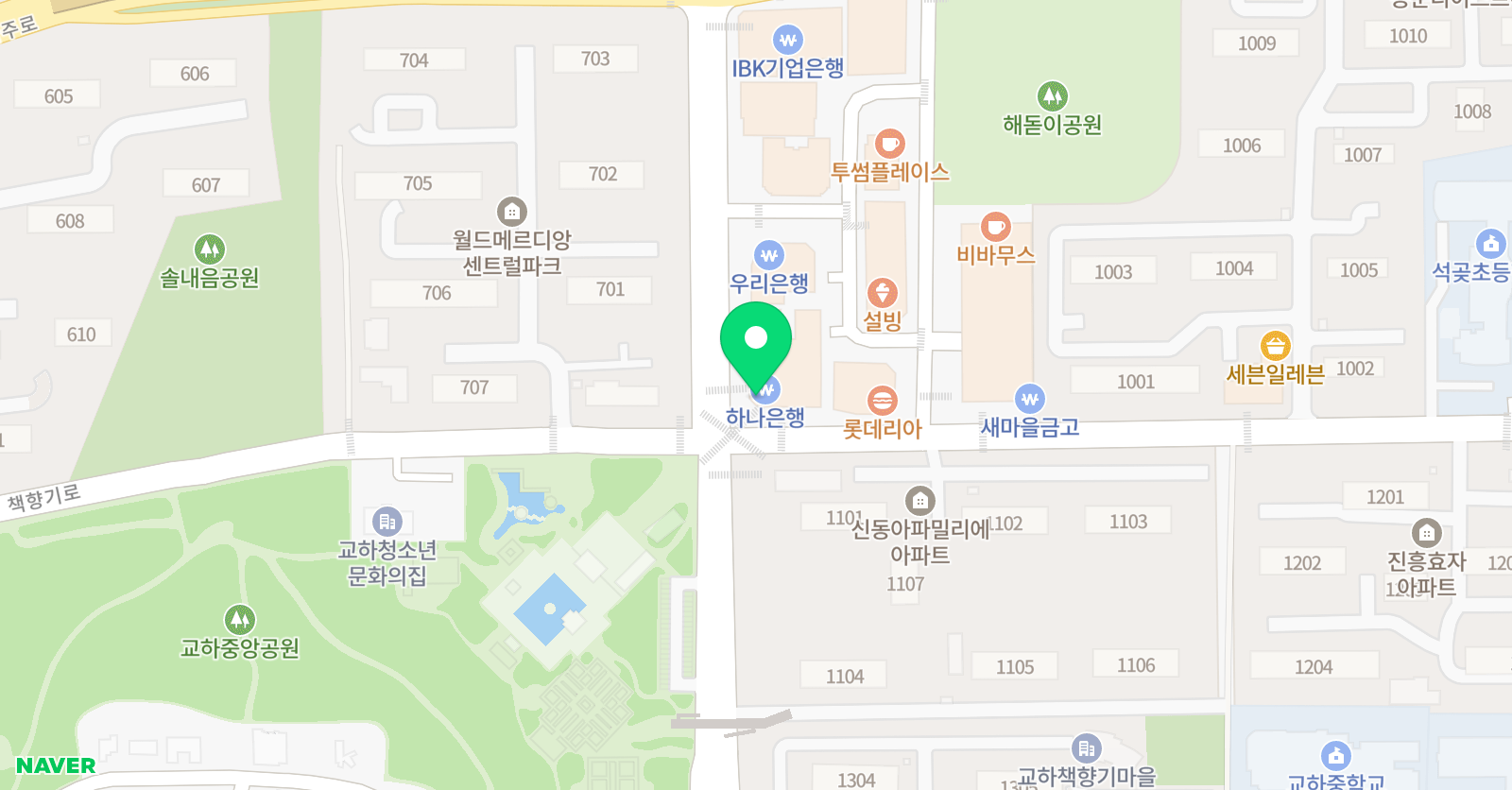 구름정원 음악학원 위치