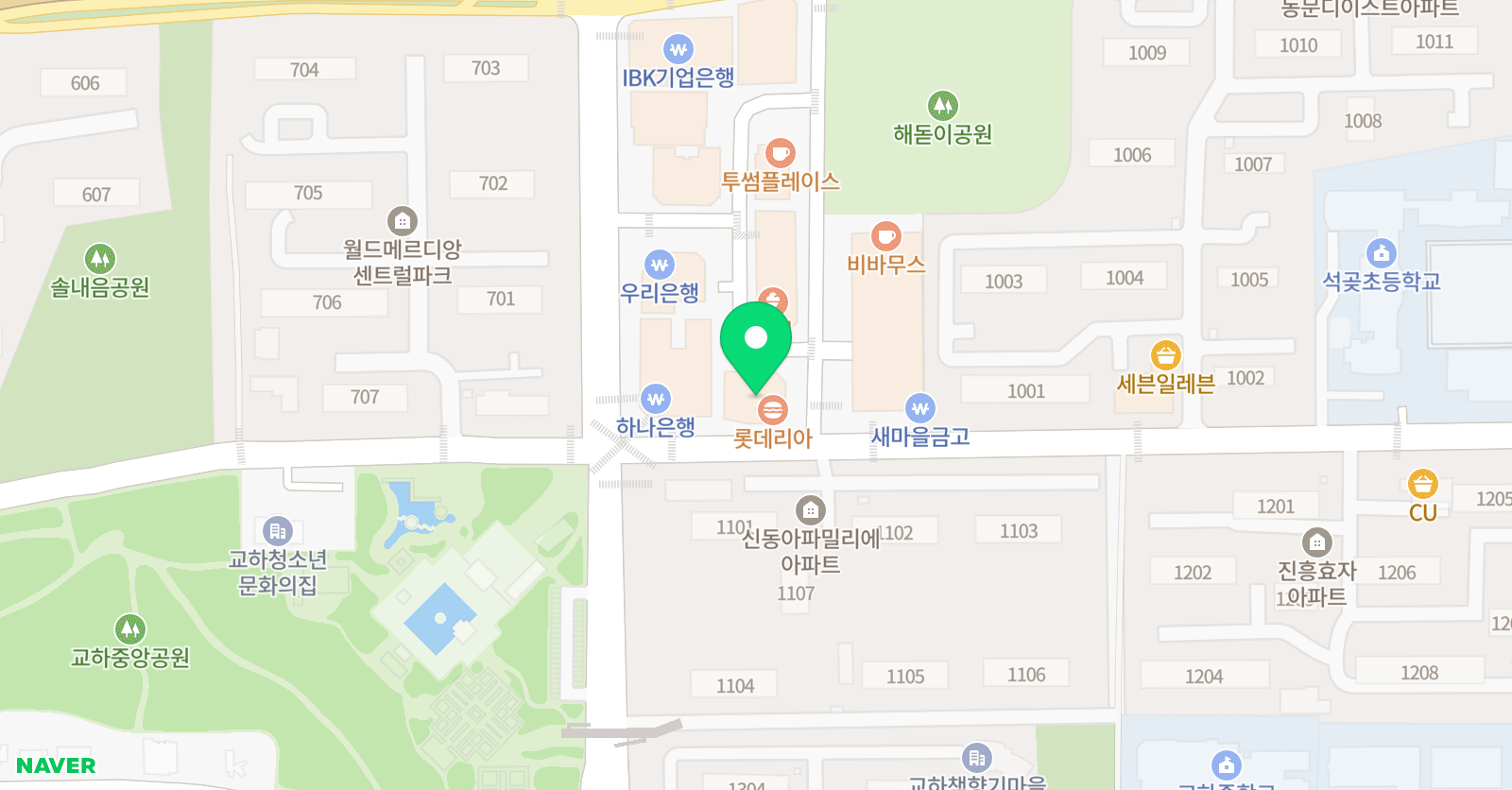 호크마 수학학원 교하캠퍼스 위치
