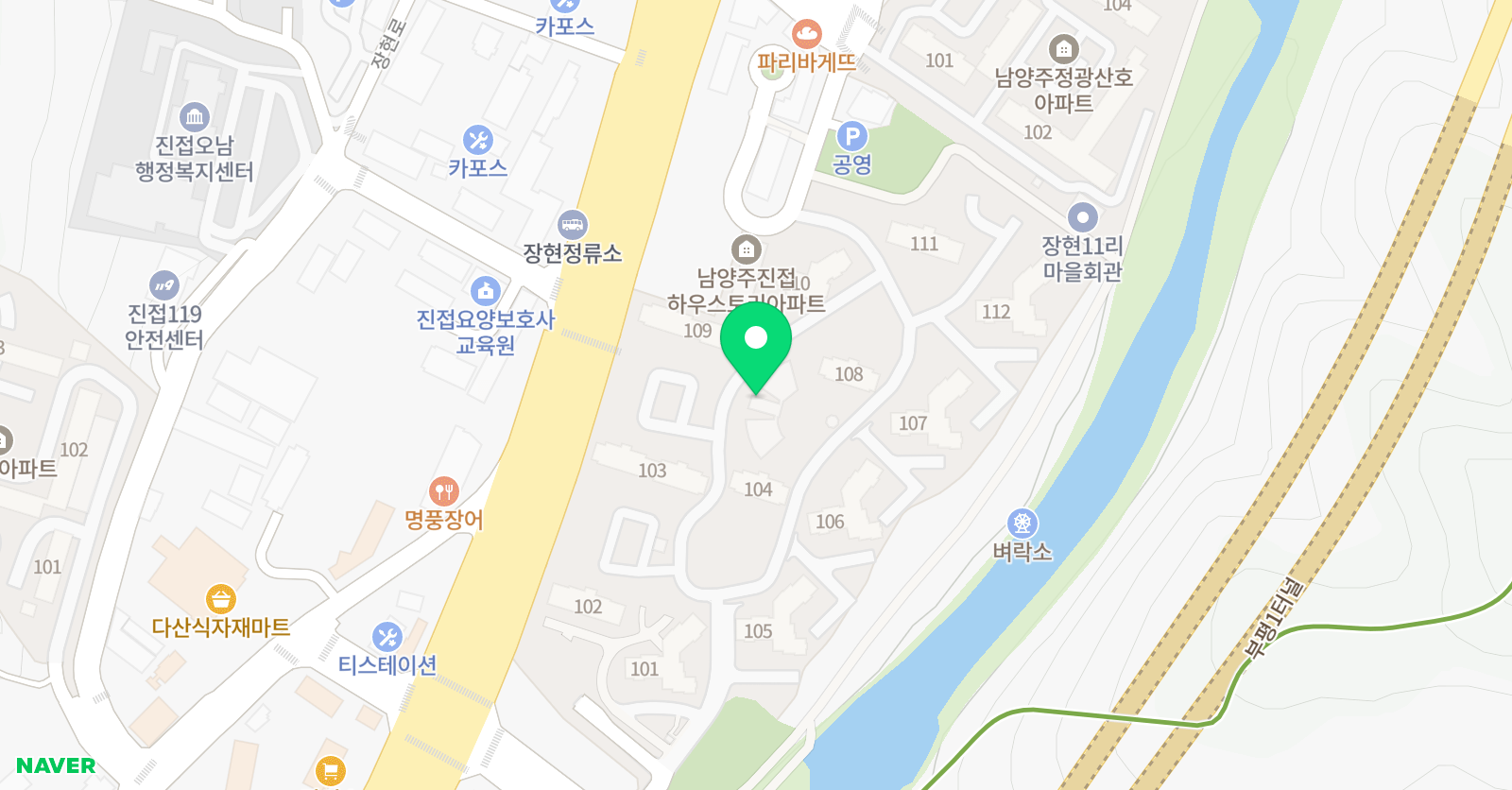 오감 영어학원 위치