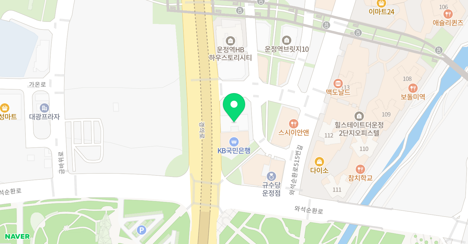 바이 연기학원 위치