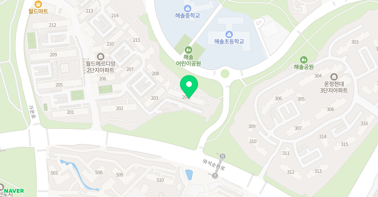 리드앤톡 영어도서관 공부방 파주목동센터 위치