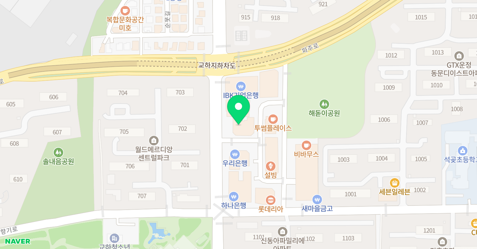 수학이야기 학원 위치